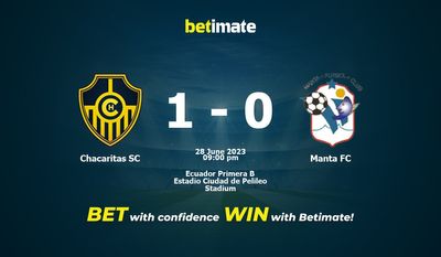 Chacaritas SC vs Manta FC Förutsägelse, odds och speltips 2023-06-28
