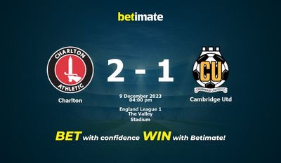 Charlton vs Cambridge Utd Förutsägelse, odds och speltips 2023-09-12