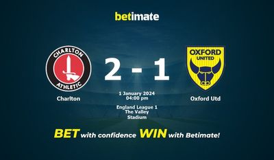 Charlton vs Oxford Utd Förutsägelse, odds och speltips 2024-01-01