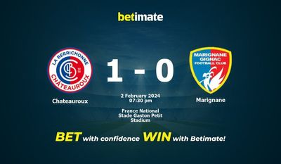 Chateauroux vs Marignane Förutsägelse, odds och speltips 2024-02-02