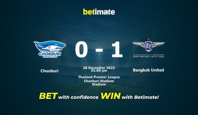 Chonburi vs Bangkok United Förutsägelse, odds och speltips 2023-12-28