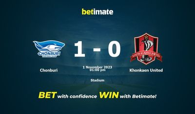 Chonburi vs Khonkaen United Förutsägelse, odds och speltips 2023-01-11