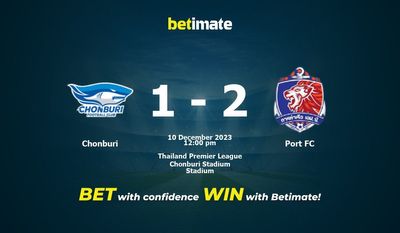 Chonburi vs Port FC Förutsägelse, odds och speltips 2023-10-12