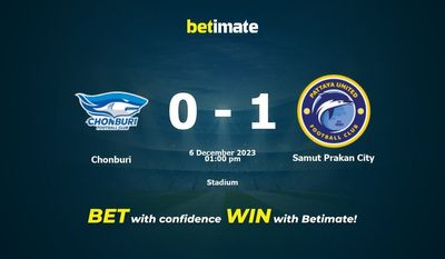 Chonburi vs Samut Prakan City Förutsägelse, odds och speltips 2023-06-12