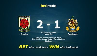 Chorley vs Southport Förutsägelse, odds och vadslagning 2024-02-17