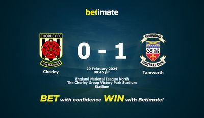 Chorley vs Tamworth förutsägelse, odds och speltips 2024-02-20