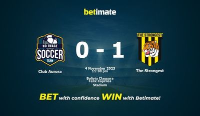 Club Aurora vs The Strongest Prediction, Odds & Betting Tips 11/04/2023