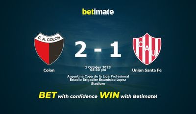 Colon vs Union Santa Fe förutsägelse, odds och speltips 2023-01-10