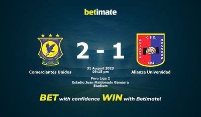 Comerciantes Unidos vs Alianza Universidad Förutsägelse, odds och vadslagning 2023-08-31
