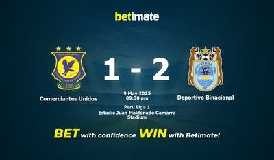 Comerciantes Unidos vs Deportivo Binacional förutsägelse, odds och vadslagning 2025-09-05