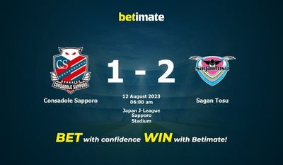 Consadole Sapporo vs Sagan Tosu förutsägelse, odds och speltips 2023-12-08