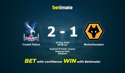 Crystal Palace vs Wolverhampton Förutsägelse, odds och speltips 2025-05-20
