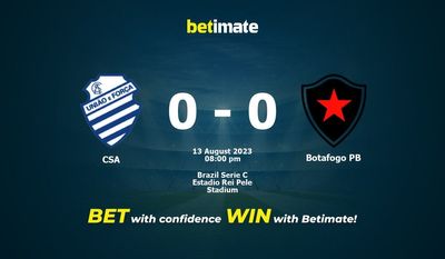 CSA vs Botafogo PB förutsägelse, odds och vadslagning 2023-08-13