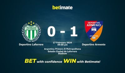 Deportivo Laferrere vs Deportivo Armenio Förutsägelse, odds och vadslagning 2024-02-17
