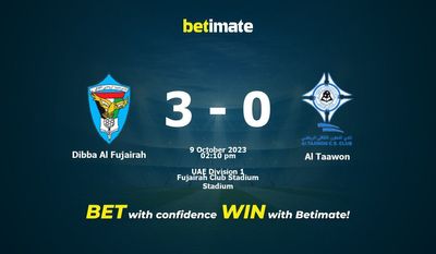 Dibba Al Fujairah vs Al Taawon Förutsägelse, odds och vadslagning 2023-10-09