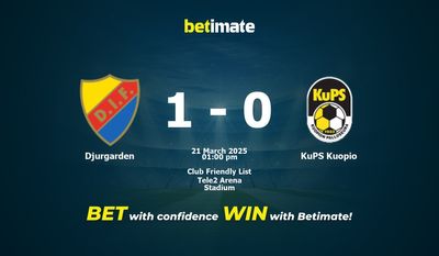Djurgarden vs KuPS Kuopio förutsägelse, odds och bettingtips 2025-03-21