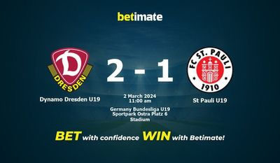 Dynamo Dresden U19 vs St Pauli U19 Förutsägelse, odds och speltips 2024-02-03