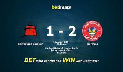 Eastbourne Borough vs Worthing Förutsägelse, odds och speltips 2024-01-01