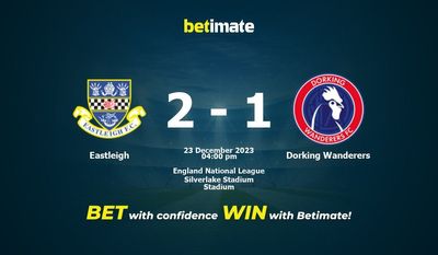 Eastleigh vs Dorking Wanderers förutsägelse, odds och speltips 2023-12-23