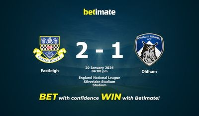 Eastleigh vs Oldham Förutsägelse, odds och speltips 2024-01-20