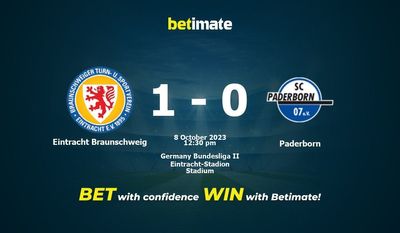 Eintracht Braunschweig vs Paderborn Förutsägelse, odds och speltips 2023-08-10