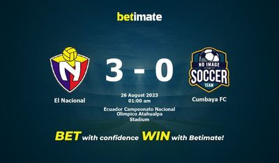 El Nacional vs Cumbaya FC Förutsägelse, odds och speltips 2023-08-26