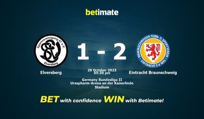 Elversberg vs Eintracht Braunschweig Förutsägelse, odds och speltips 2023-10-20