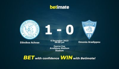 Ethnikos Achnas vs Omonia Aradippou Förutsägelse, odds och speltips 2023-06-12