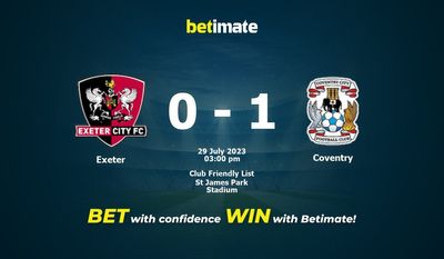 Exeter vs Coventry förutsägelse, odds och vadslagning 2023-07-29