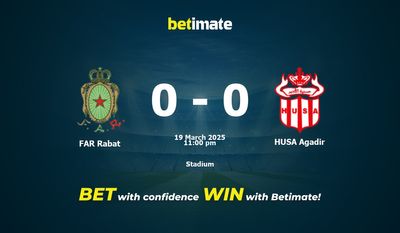 FAR Rabat vs HUSA Agadir förutsägelse, odds och speltips 2025-03-19
