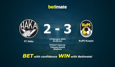 FC Haka vs KuPS Kuopio förutsägelse, odds och speltips 2024-02-02