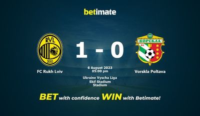 FC Rukh Lviv vs Vorskla Poltava Förutsägelse, odds och speltips 2023-06-08