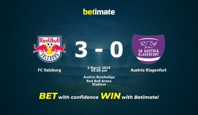 FC Salzburg vs Austria Klagenfurt Förutsägelse, odds och speltips 2024-03-03