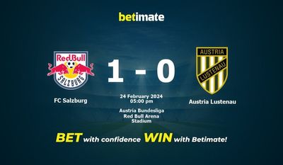 FC Salzburg vs Österrike Lustenau Förutsägelse, odds och speltips 2024-02-24