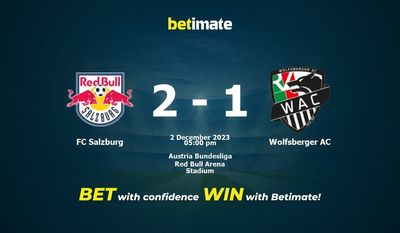 FC Salzburg vs Wolfsberger AC Förutsägelse, odds och speltips 2023-02-12