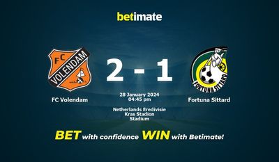 FC Volendam vs Fortuna Sittard Förutsägelse, odds och speltips 2024-01-28