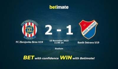 FC Zbrojovka Brno U19 vs Banik Ostrava U19 Förutsägelse, odds och speltips 2023-10-11