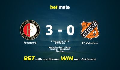 Feyenoord vs FC Volendam Förutsägelse, odds och speltips 2023-07-12