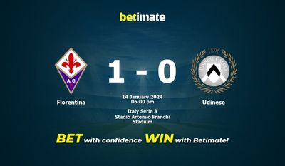 Fiorentina vs Udinese förutsägelse, odds och speltips 2024-01-14