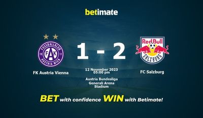 FK Austria Vienna vs FC Salzburg Förutsägelse, odds och speltips 2023-12-11