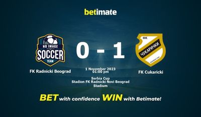 FK Radnicki Beograd vs FK Cukaricki Förutsägelse, odds och speltips 2023-01-11