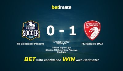 FK Zeleznicar Pancevo vs FK Radnicki 1923 förutsägelse, odds och speltips 2023-01-10