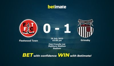 Fleetwood Town vs Grimsby Förutsägelse, odds och speltips 2023-07-29