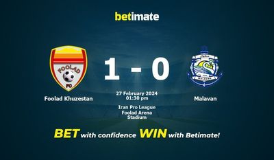 Foolad Khuzestan vs Malavan Förutsägelse, odds och bettingtips 2024-02-27