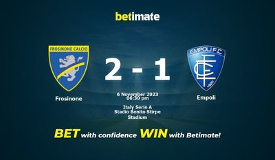 Frosinone vs Empoli förutsägelse, odds och vadslagning 2023-11-06