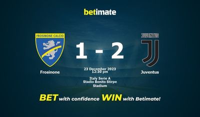 Frosinone vs Juventus Förutsägelse, odds och vadslagning 2023-12-23
