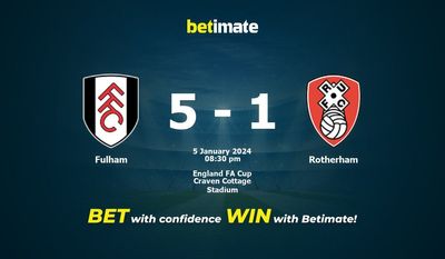 Fulham vs Rotherham Förutsägelse, odds och vadslagning 2024-05-01