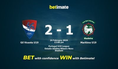 Gil Vicente U19 vs Maritimo U19 Förutsägelse, odds och vadslagning 2024-02-24