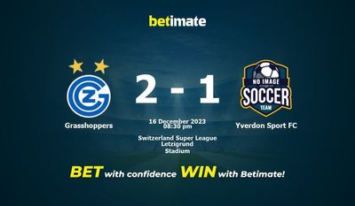 Grasshoppers vs Yverdon Sport FC Förutsägelse, odds och speltips 2023-12-16