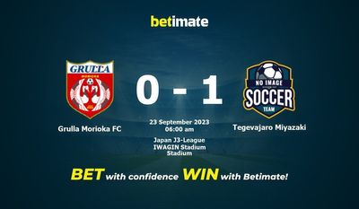 Grulla Morioka FC vs Tegevajaro Miyazaki Förutsägelse, odds och speltips 2023-09-23